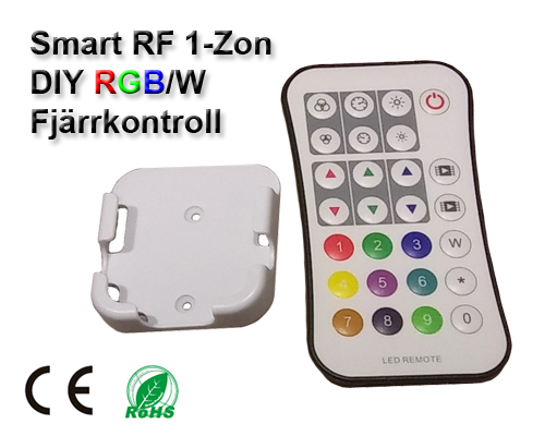 Wifi 2,4GHz RGB/RGBW Fjärrkontroll DIY