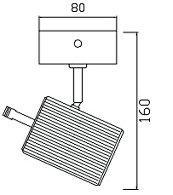 LED Spotlightarmatur 3x3W - 5