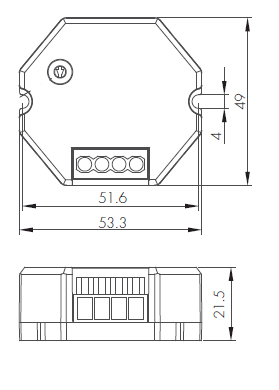 Led Dosdimmer 230VAC 150W Push - 2