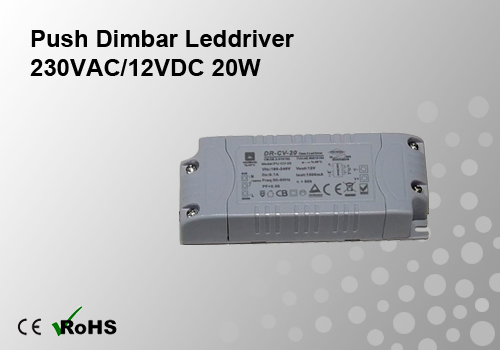 Push Dimbar Leddriver/Nätdel 230VAC/12VDC 20W