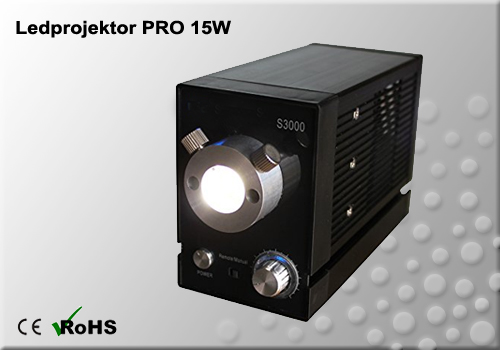 Professionell Fiberoptisk Ledprojektor 15W