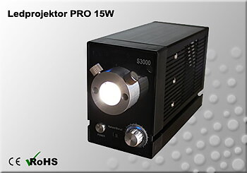 Professionell Fiberoptisk Ledprojektor 15W