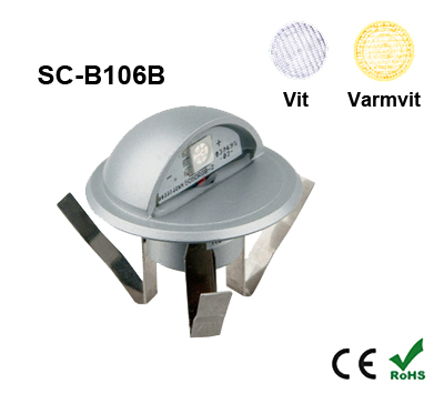 Deck/Floorlight Lampa 0,4W Keps Vit/Varmvit - 2