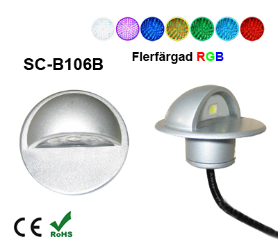 Deck/Floorlight Lampa 0,4W Keps RGB - 3