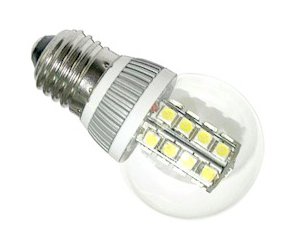 Ledlampa E27 3,8W Klar Varmvit