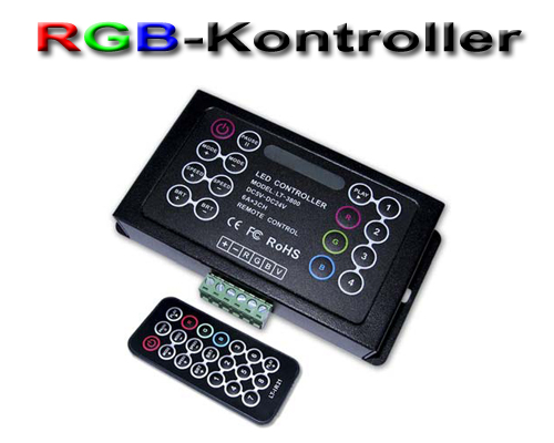 LED/RGB-kontroller DIY med fjärrkontroll