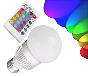 Ledlampa E27 RGB