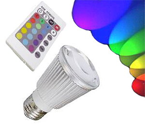 Ledlampa E27 RGB