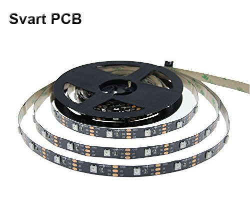 Ledtejp SMD5050 3in1 14,4W/m Röd Ljusfärg Svart PCB - 2