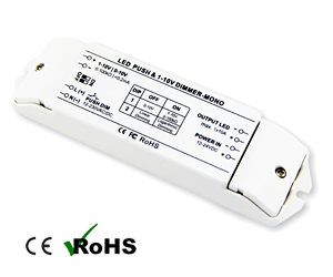 PWM 0-10V & Pushdimmer 12-24VDC 10A