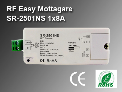 RF Easy Mottagare SR-2501NS 12-36VDC 1x8A