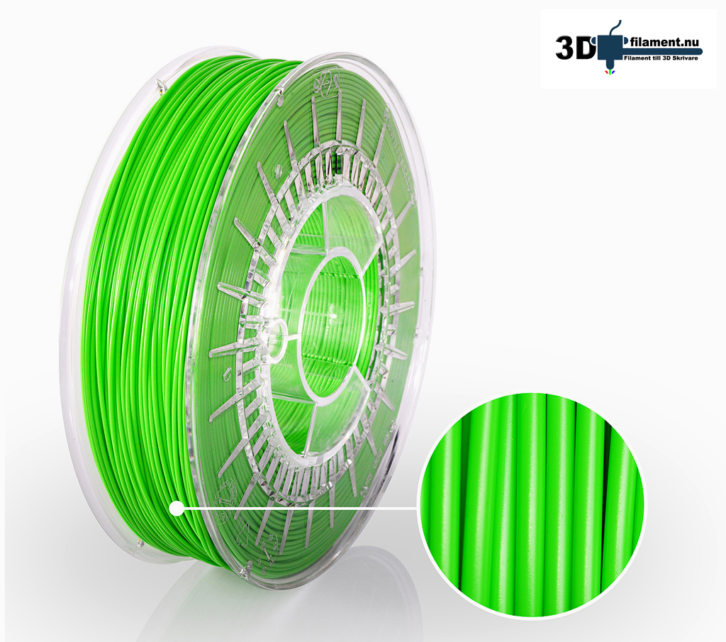 3D Filament PLA Standard Grön