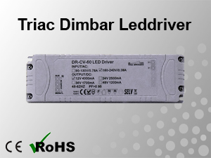 Triac Dimbar Leddriver/Nätdel 230VAC/12VDC 60W