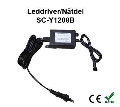 Leddriver 12VDC 8W Decklight / Inground & Trädgårdslampor