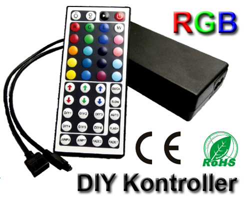 LED/RGB-kontroller DIY 230VAC/12VDC Fjärrkontroll