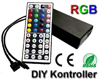 LED/RGB-kontroller DIY 230VAC/12VDC Fjärrkontroll