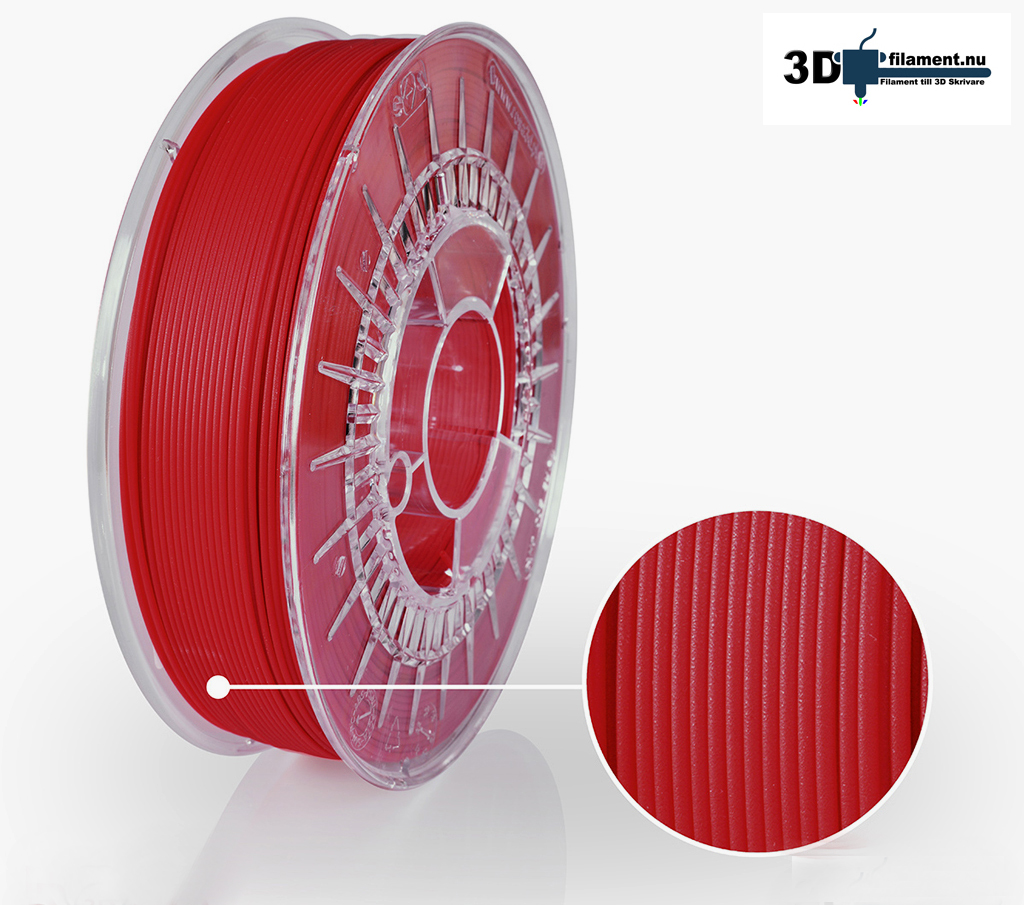 3D Filament PLA Standard Karmin Röd