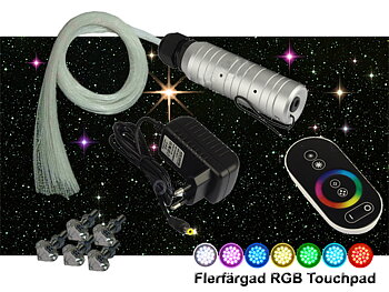 Stjärnhimmelpaket 6W RGB Touchpad 3,5kvm
