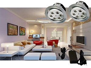 Downlightpaket 6x1W