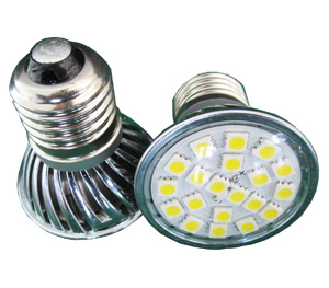 LED Spotlight SMD5050 E27 Varmvit