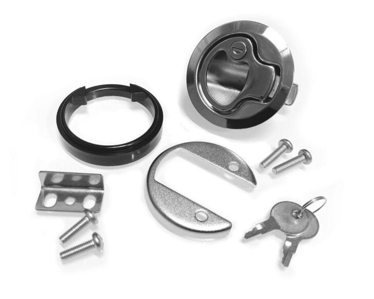Slam Latch Låsbar