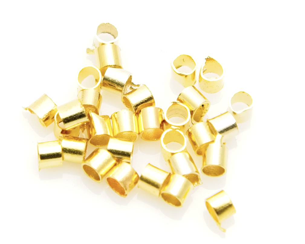 Klämpärlor guld