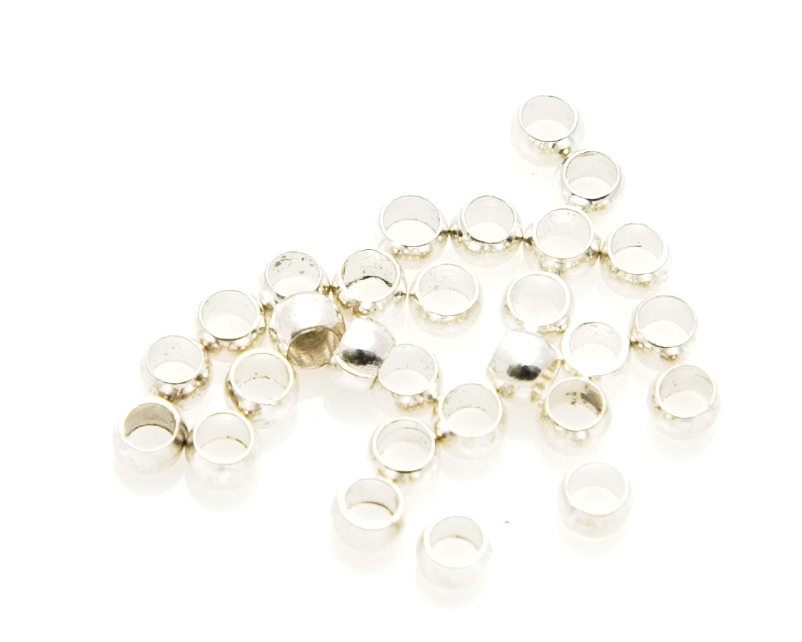 Klämpärlor silver