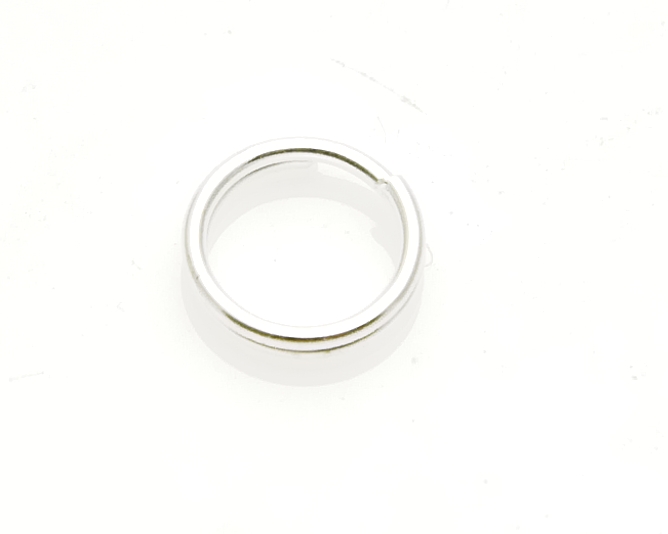 Splitring, silver 8 mm