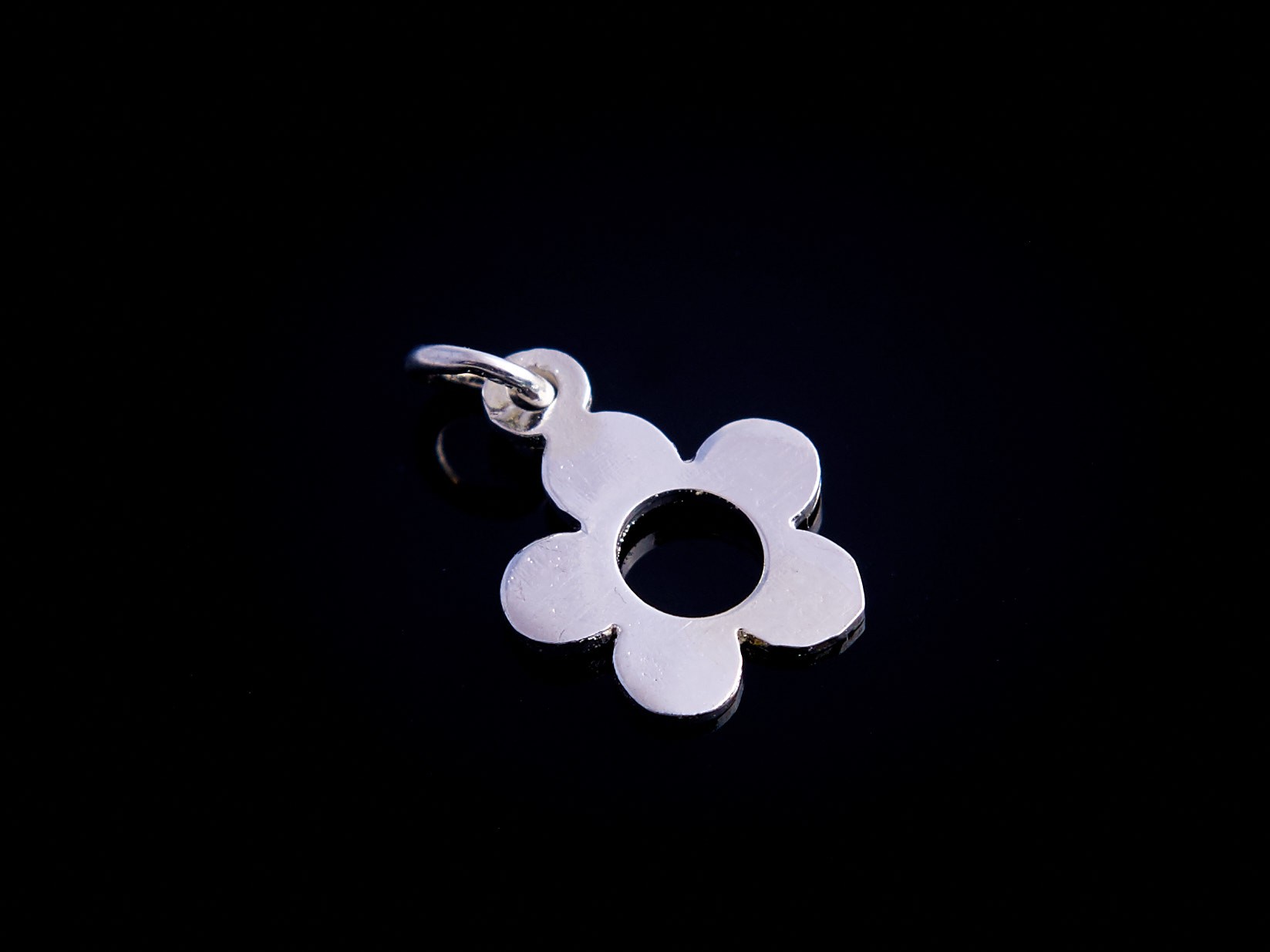 Hänge blomma i sterling silver