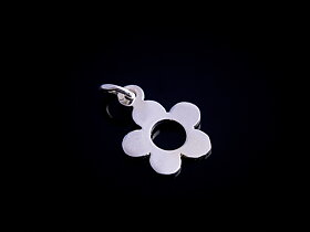 Hänge blomma i sterling silver
