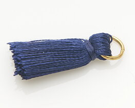 Mini tassel mörkblå
