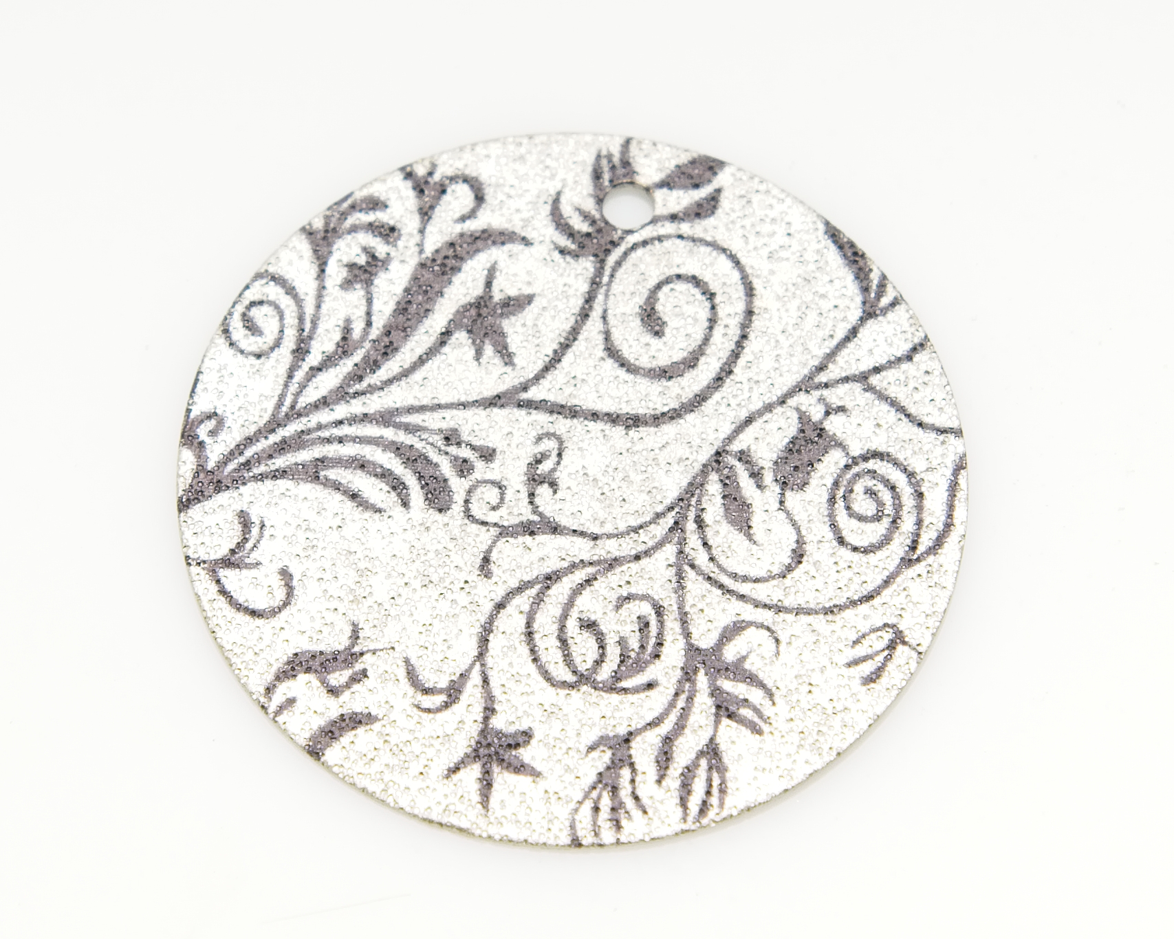 Silver o svart