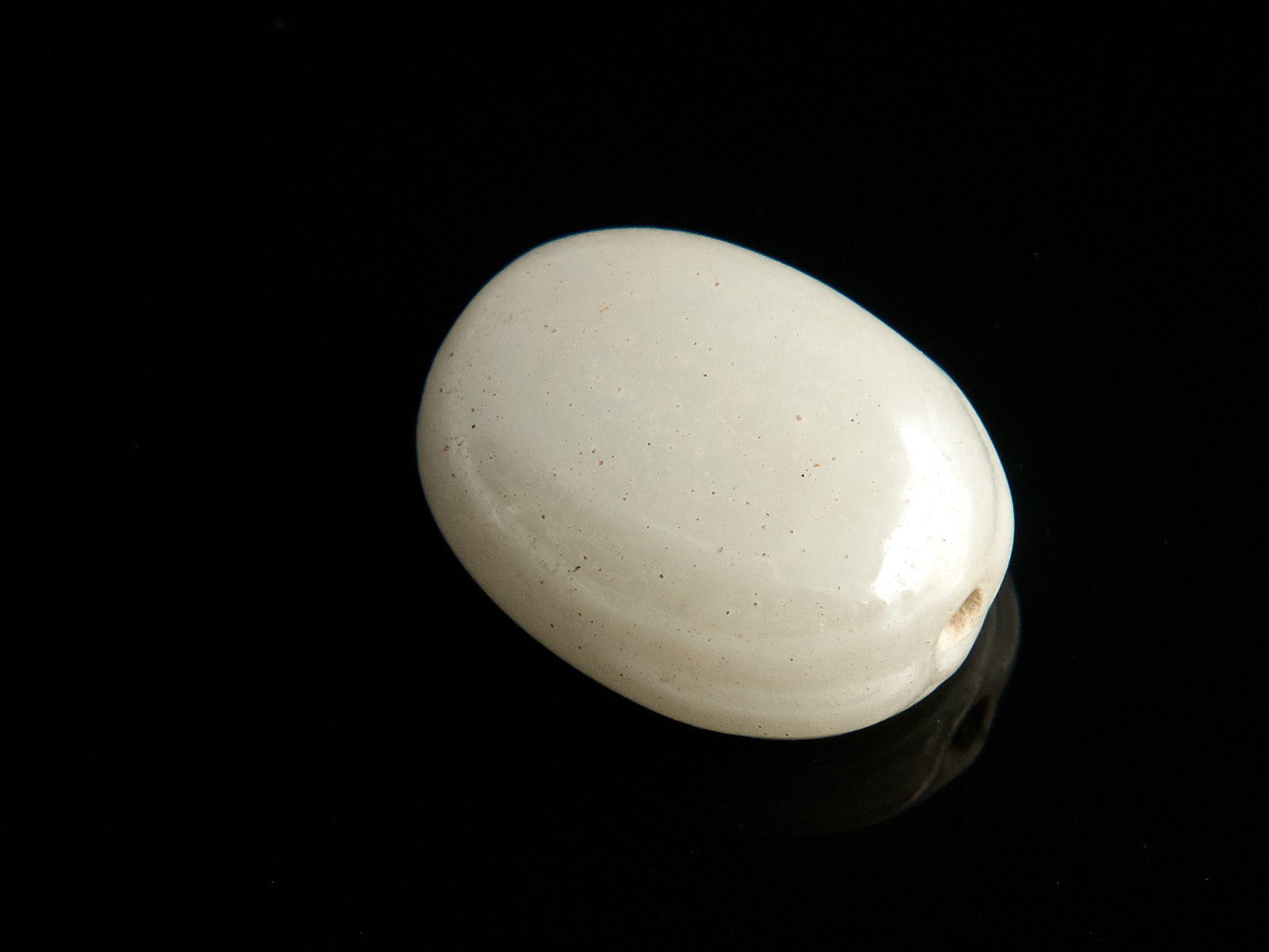 Glaspärla oval