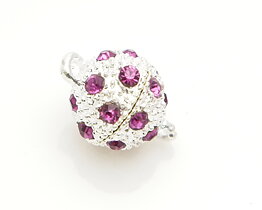 Magnetlås  med rhinestone