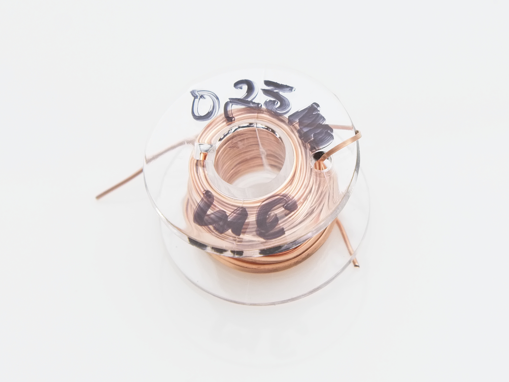 Halvrund ren kopparwire 0,40 mm