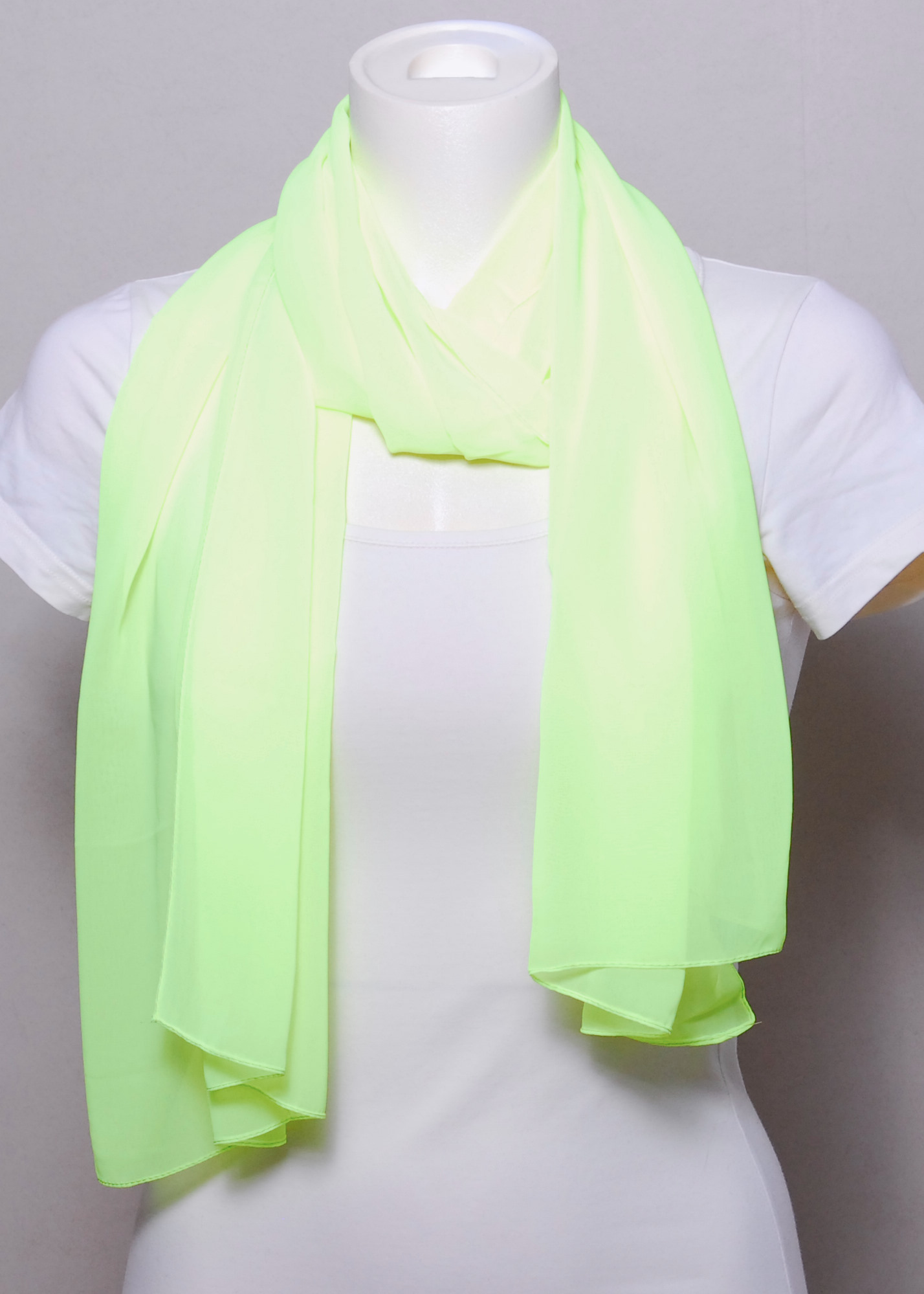 Scarf - enfärgat chiffon