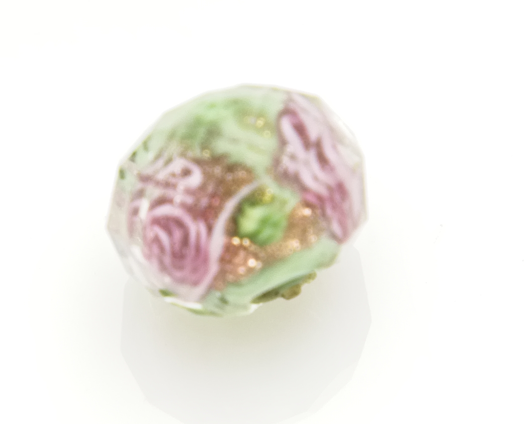 Lampwork facetterat