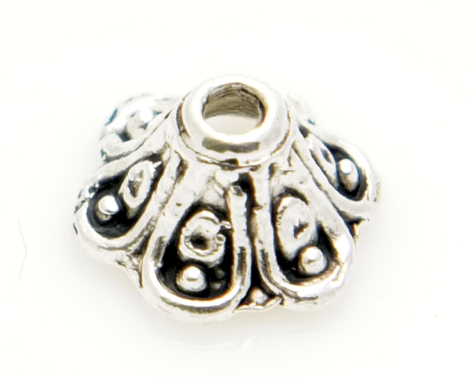 Pärlhatt antik silverfärg