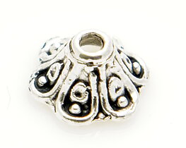 Pärlhatt antik silverfärg