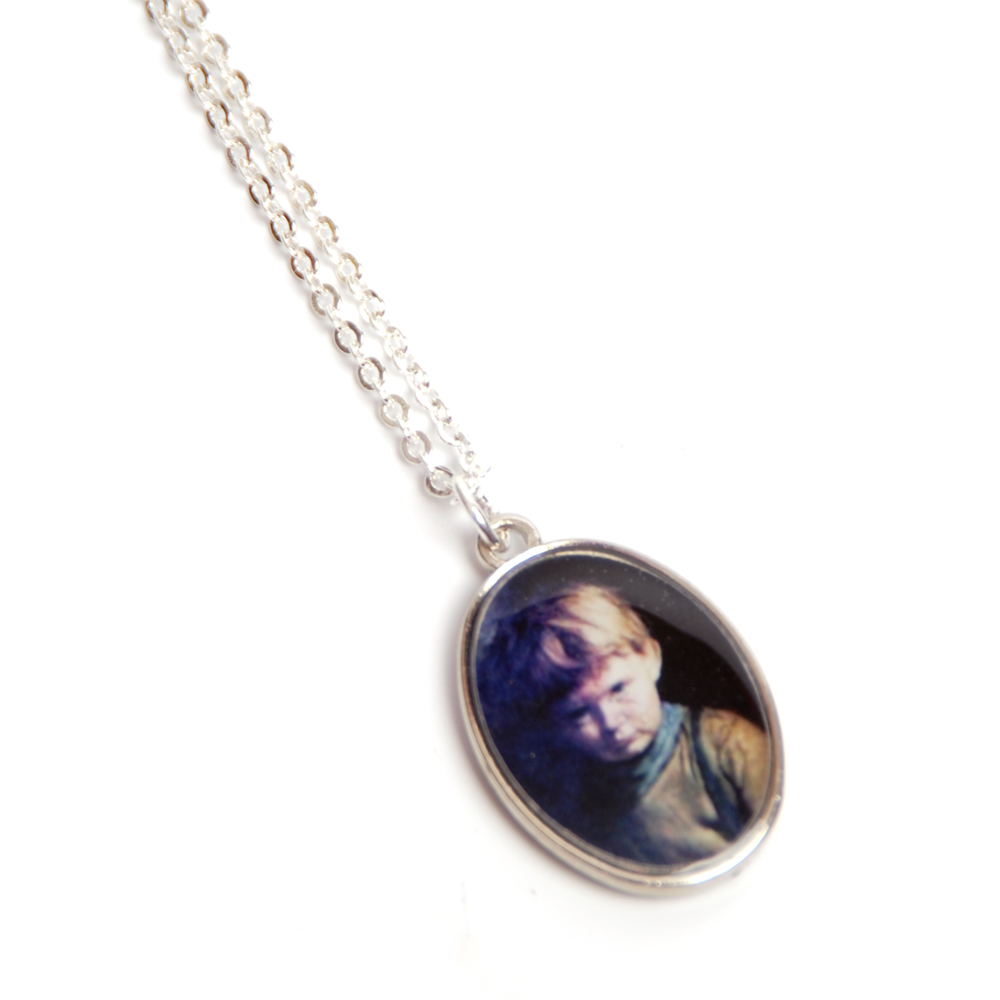 Necklace Crying Children Kitsch - 4