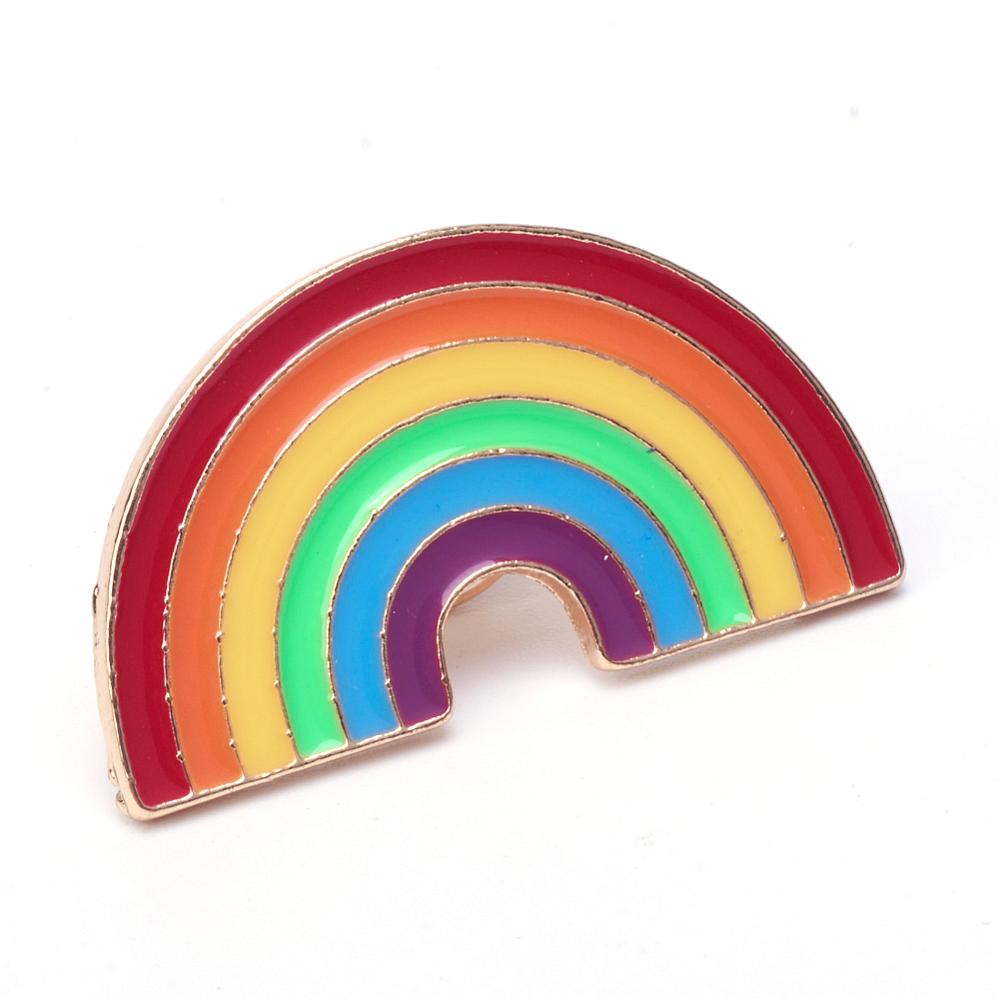 Brosch pin regnbåge