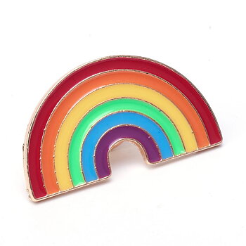 Brosch pin regnbåge
