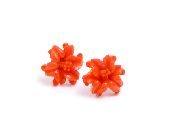 Earrings Orchid Small - 4