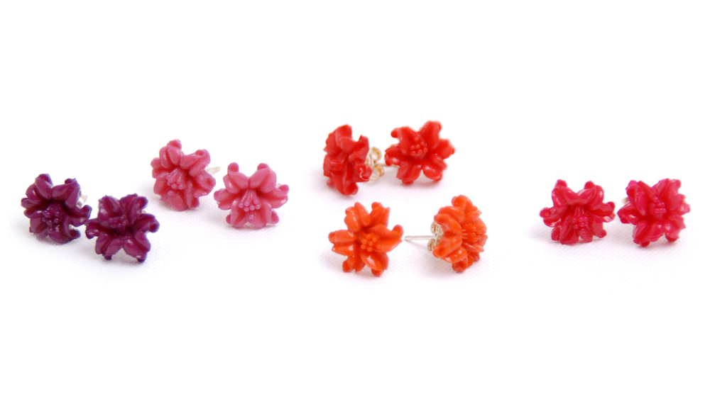 Earrings Orchid Small - 2