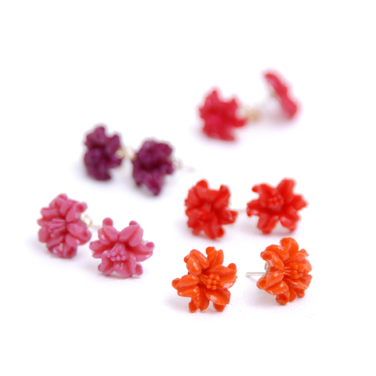 Earrings Orchid Small