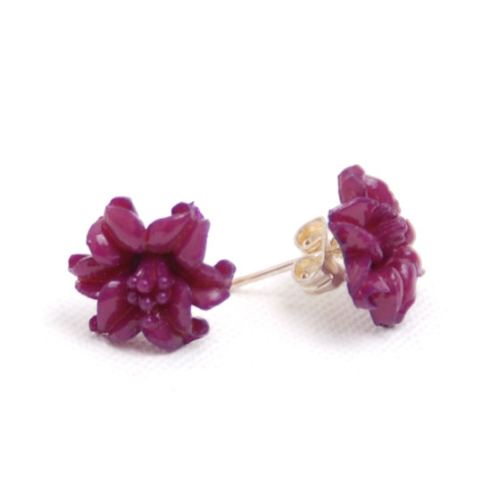 Earrings Orchid Small - 6