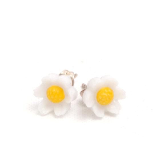 Earrings Flower Vintage Small - 4