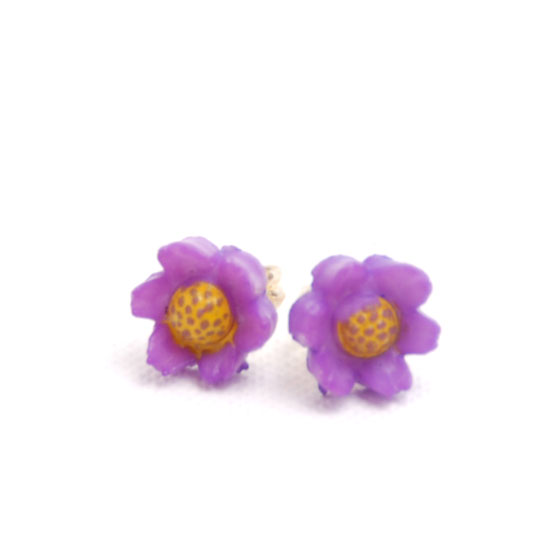 Earrings Flower Vintage Small - 2
