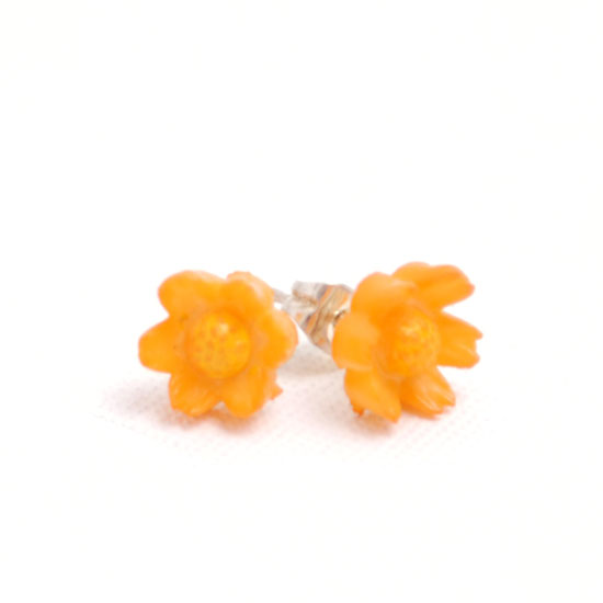 Earrings Flower Vintage Small - 9
