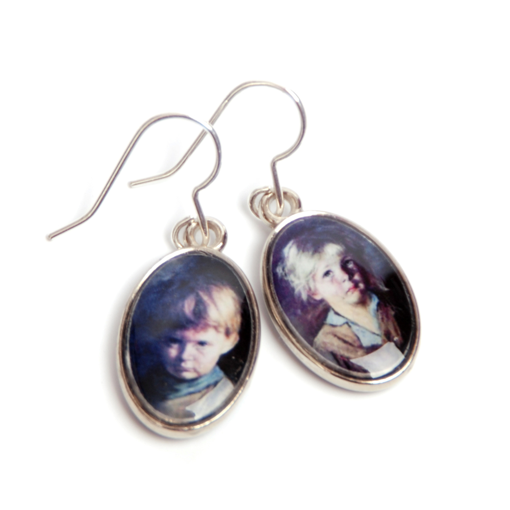 Earrings Crying Children Kitsch - 2